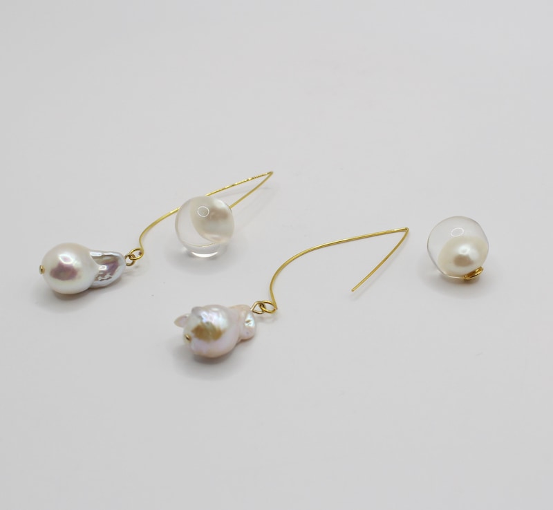 orgablanca ピアス CICADA W earring or pierce（シカダW）|orgablanca（オルガ