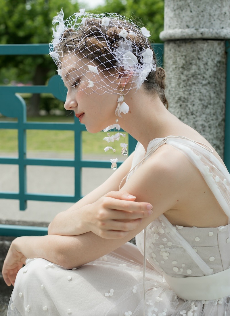 ウェディング　オルガブランカピアス 冬婚花嫁必見】Orgablanca(オルガブランカ)の繊細ヴィンテージな