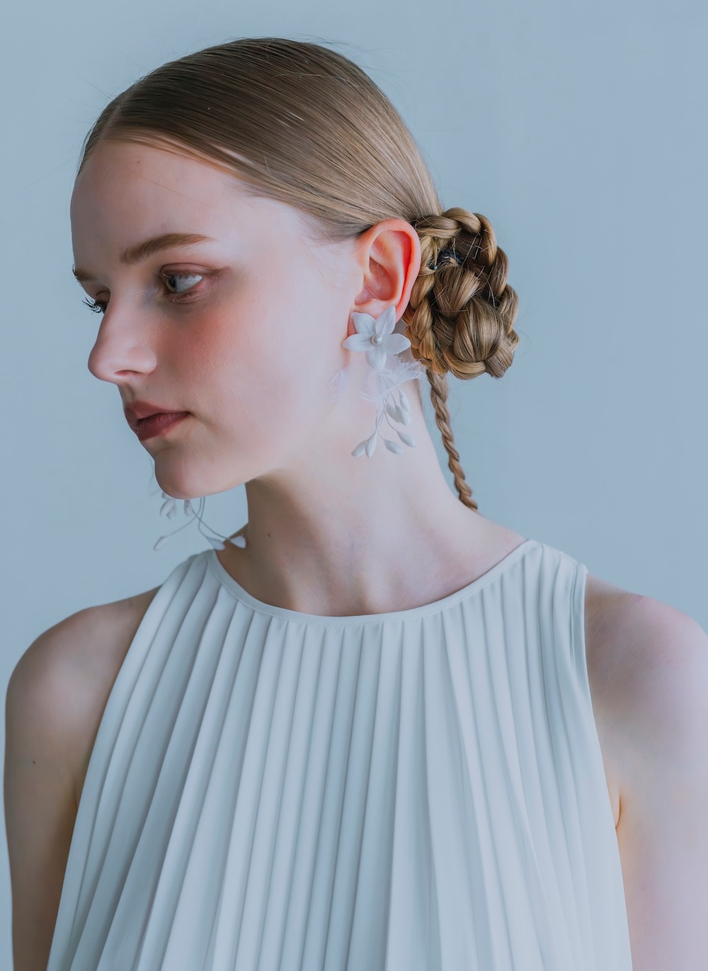 オルガブランカ　ブラックフラワー　イヤリング FLAVOA earcuff ea BK（フラボアブラック）|orgablanca（オルガ
