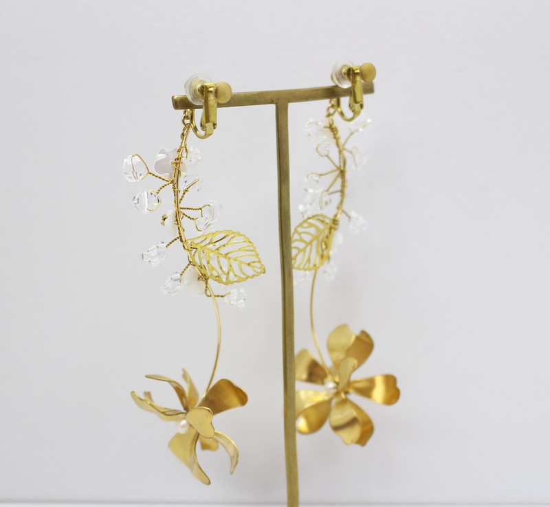 orgablanca　CARMEN pierce おしゃれ花嫁様ウエディングアクセサリー＆ドレスレンタル|orgablanca