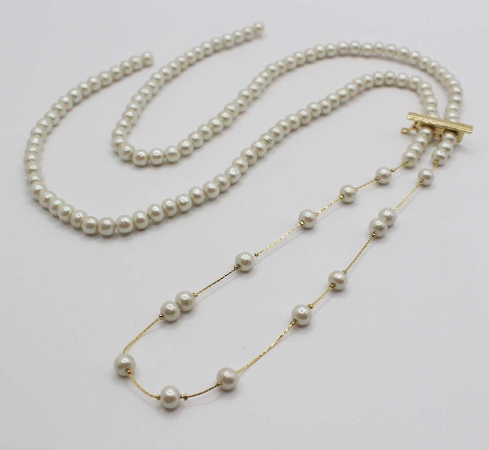 DALIA Wpearl necklace（ダリアWパール）