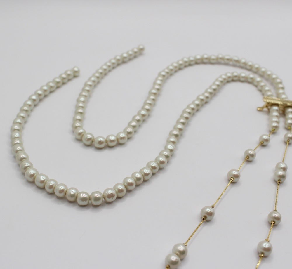 DALIA Wpearl necklace（ダリアWパール）
