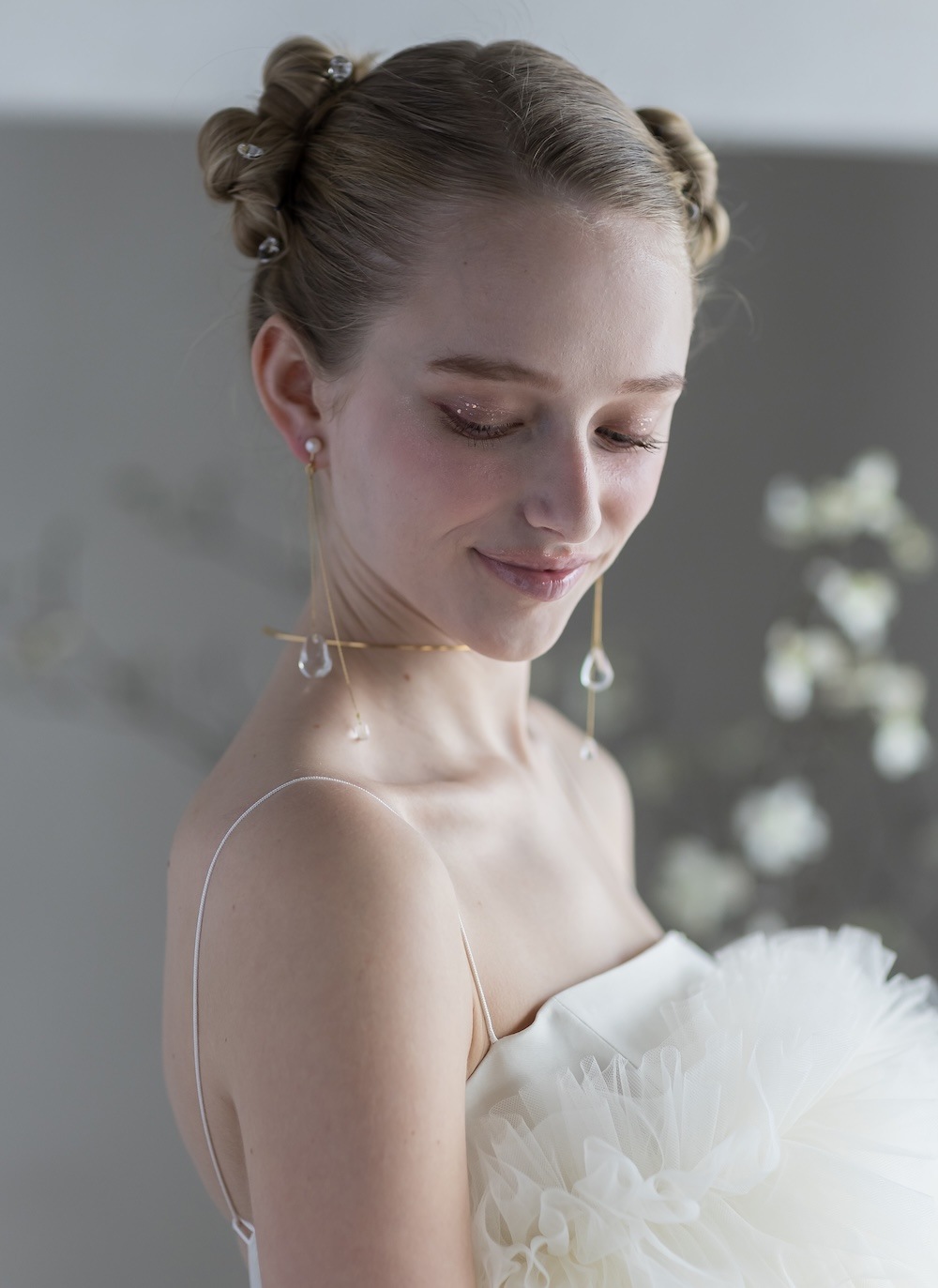 STELA Wchain earring or pierce（ステラW）