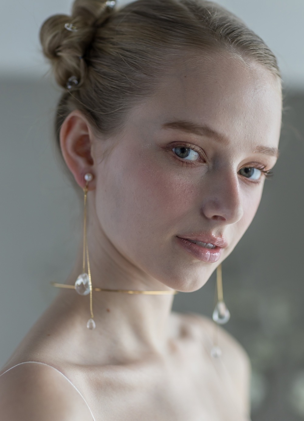 STELA Wchain earring or pierce（ステラW）