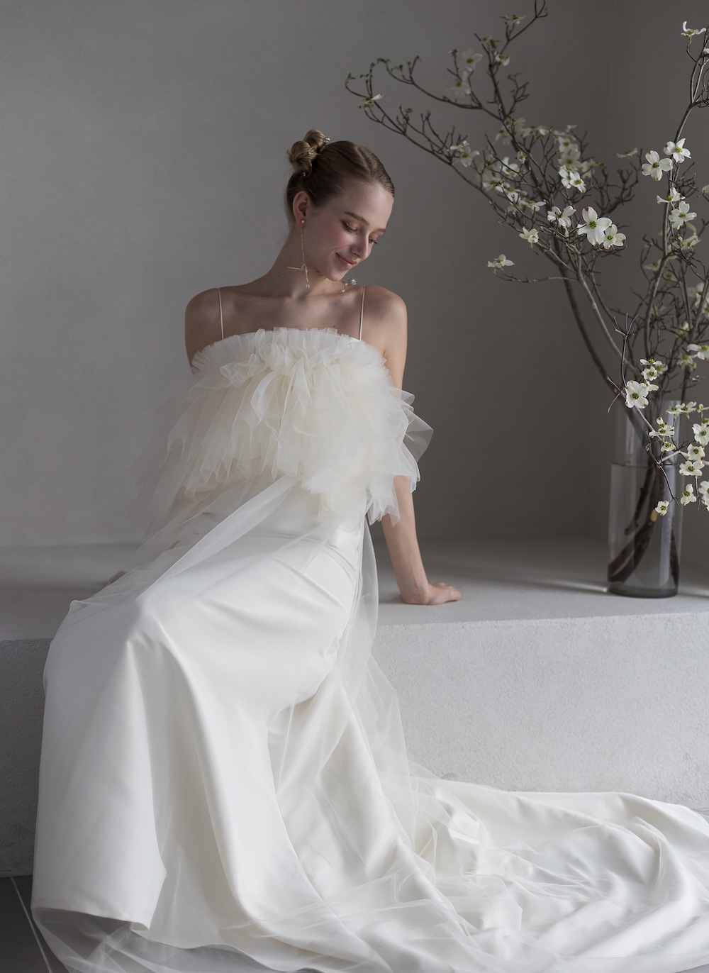 STELA Wchain earring or pierce（ステラW）