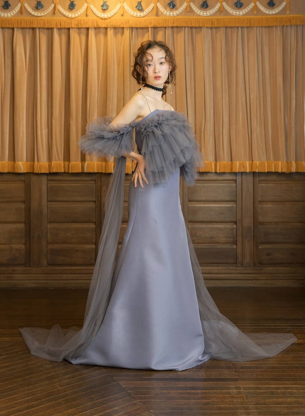 STELA Wchain earring or pierce（ステラW）