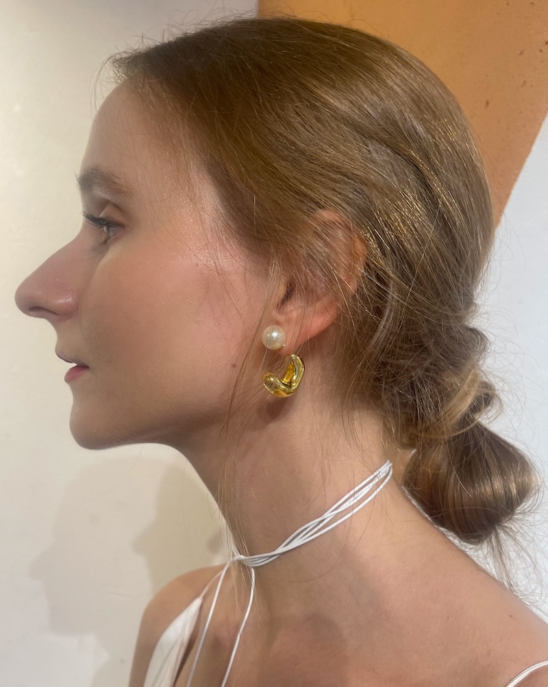 DOLPH  Silver / Gold<br/>ドルフ <br/>ピアス