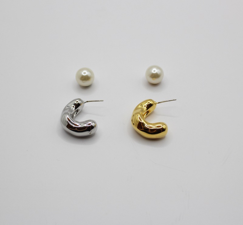 DOLPH  Silver / Gold<br/>ドルフ <br/>ピアス