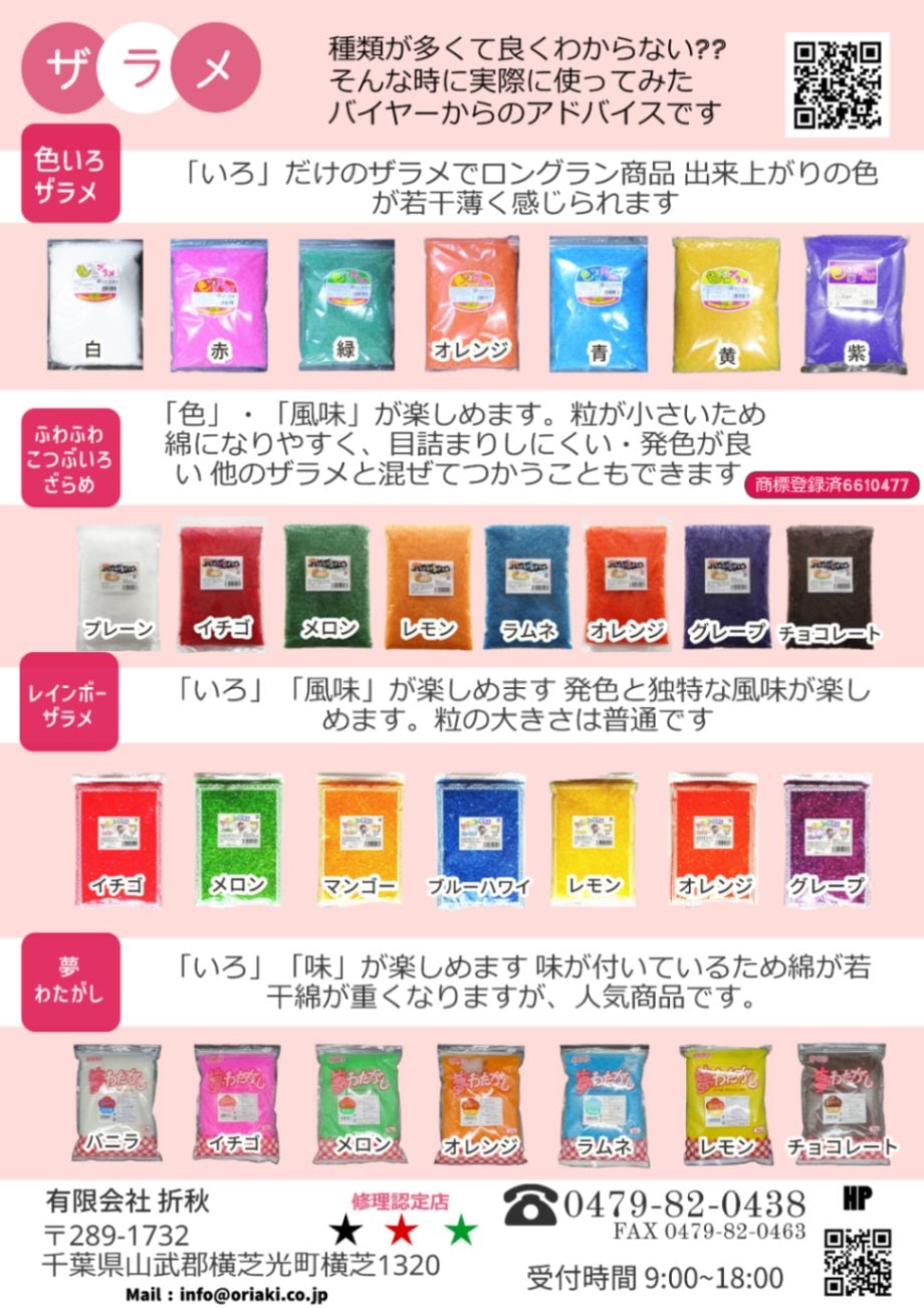 レインボーザラメ1kg(ブルーハワイ) わたあめ用 色付き 香り付き 綿