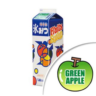 氷みつ(かき氷シロップ) 青りんご味 1.8L