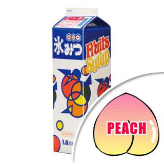氷みつ(かき氷シロップ) ピーチ味 1.8L