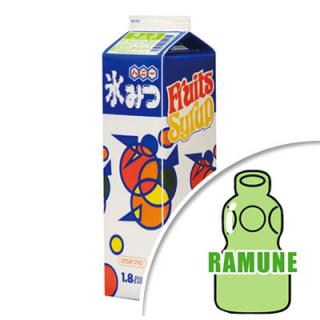 氷みつ(かき氷シロップ) ラムネ味 1.8L