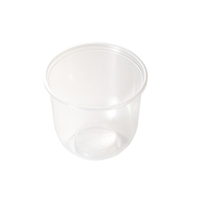 透明プラスチックカップU型PPカップ 400cc(Q-360)12oz 本体のみ
