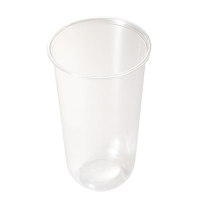 透明プラスチックカップU型PPカップ 700cc(Q-700PP)24oz 本体のみ　1000個