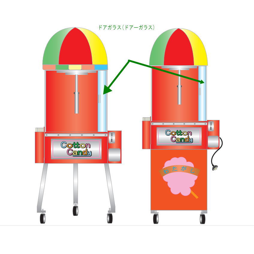 わたあめ機 CA-6 部品 商品一覧｜WEB ORIAKI