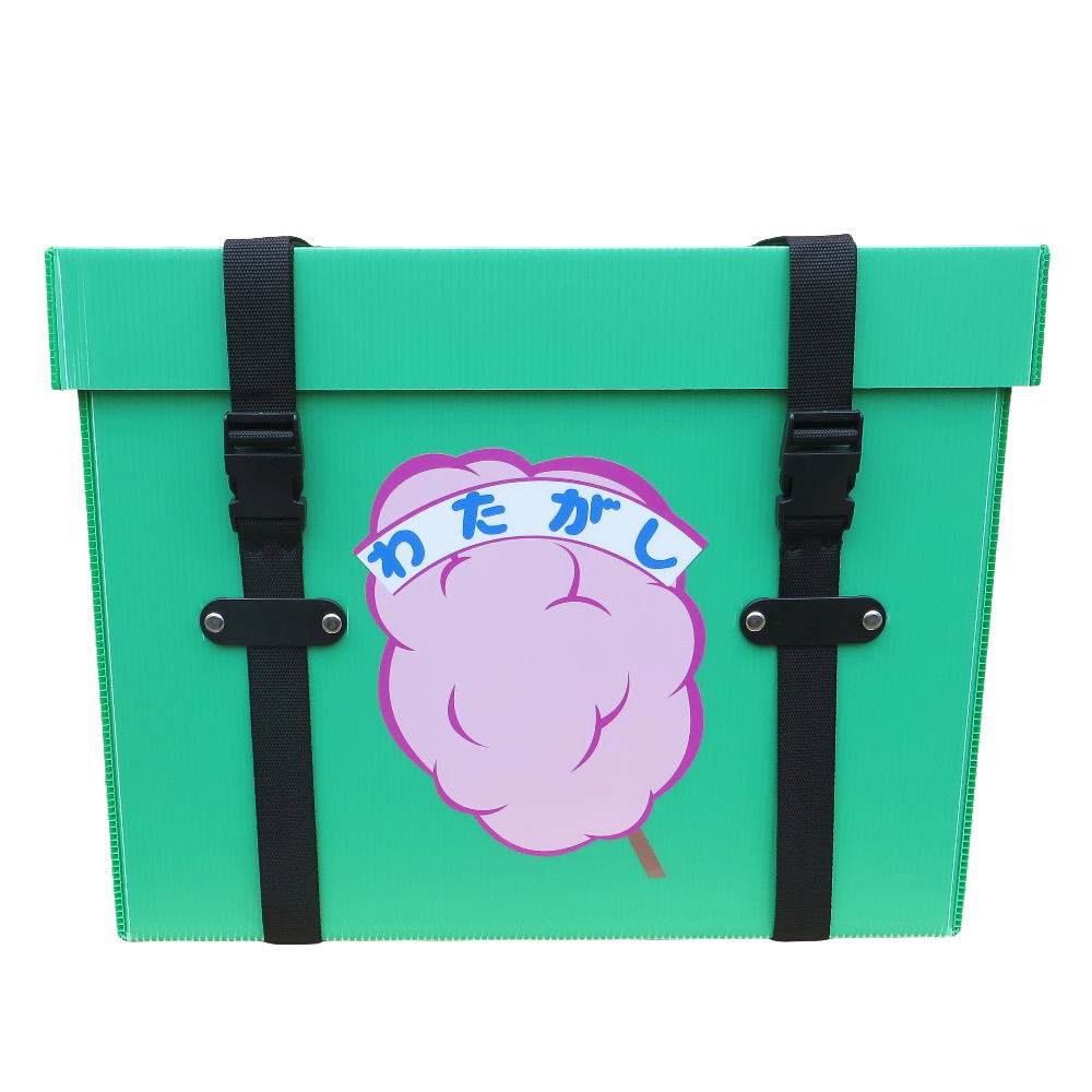 【TR-18用】プラスチックダンボール箱3角コーナー付お勧め ｜ わたあめ機 綿菓子機 部品 ライオン