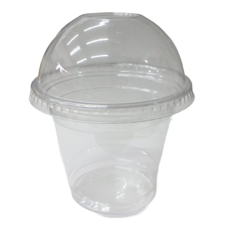 透明プラスチックカップ 270cc(DY-92-9) ドーム蓋付 1000個 | わたあめ