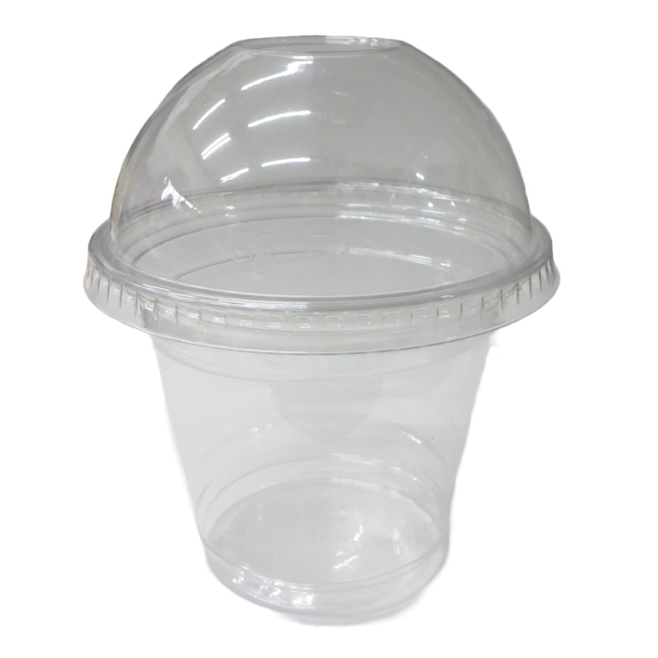 透明プラスチックカップ 270cc(DY-92-9) ドーム蓋付 50個