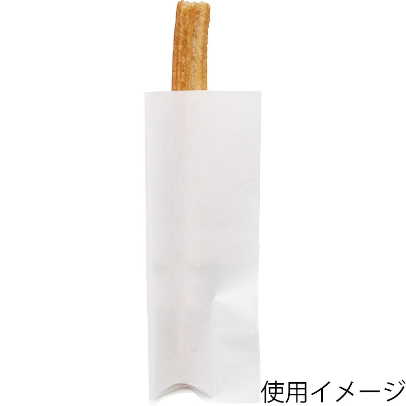 チュロス(churros)専用袋(白無地) 100枚入