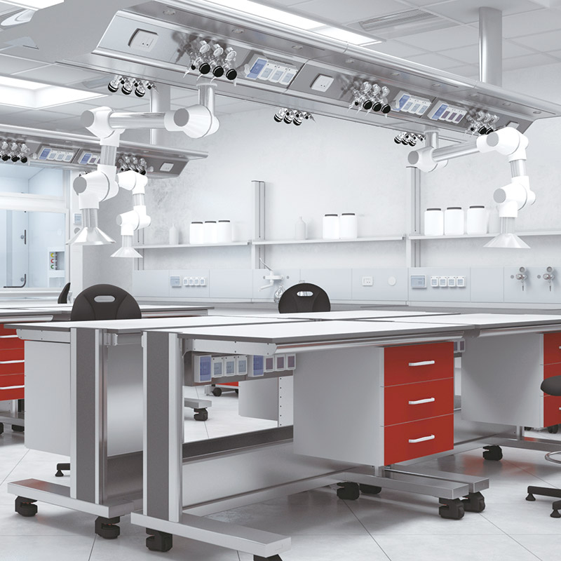 ＳＡＮＳＨＩＮ　スチール実験台エコプラッテ２　中央実験台　吊り引出し・試薬棚タイプ　Ｗ３６００　　E2B2ABAA1　384-8937 □SANSHIN スチール実験台エコプラッテ2 サイド実験台 吊り引出し