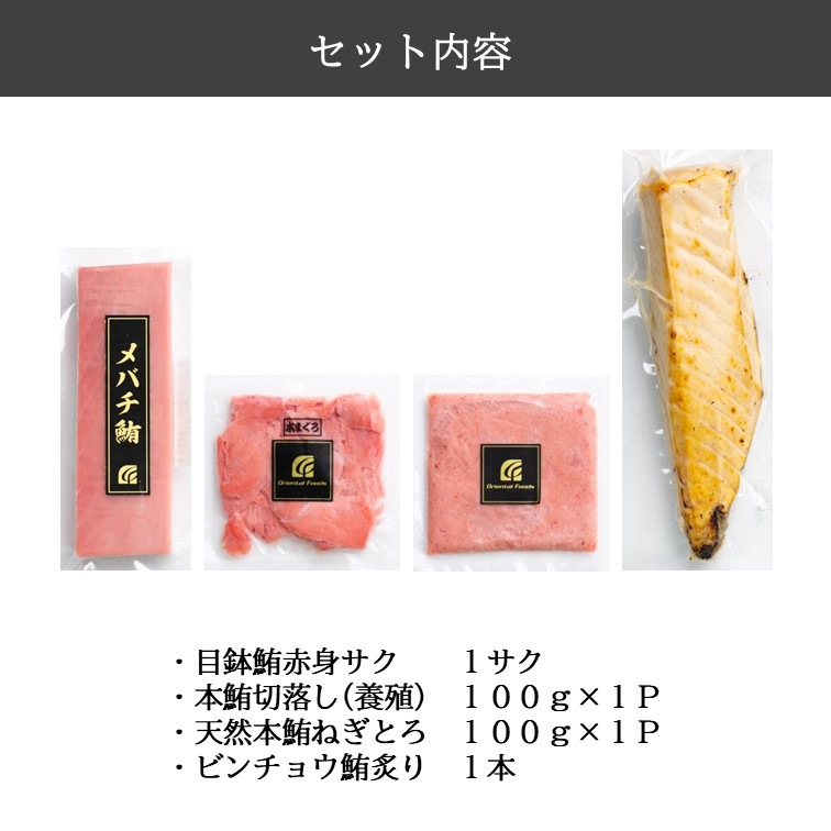 E　まぐろ尽くしセット