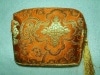 ポーチ みかん色 （フリンジ山吹） / pouch orange (golden yellow fringe)|ポーチ / pouch