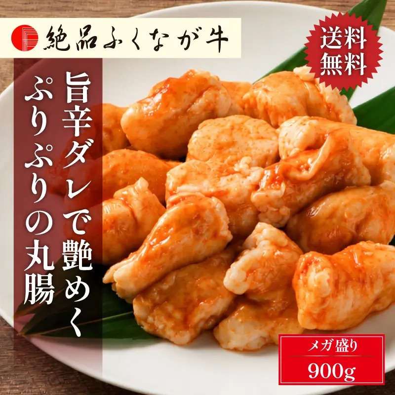 絶品ふくなが牛 旨辛ダレで艶めく ぷりぷりの丸腸 900g