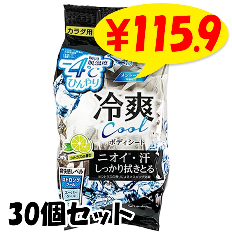 ボディシート -4℃ 30枚 30個セット(1c/s)｜卸スタジアム