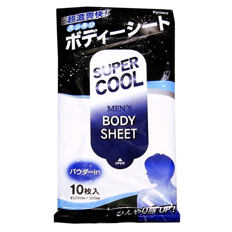 MEN'S スッキリボディシート スーパークール 10枚入り 500個セット(10c