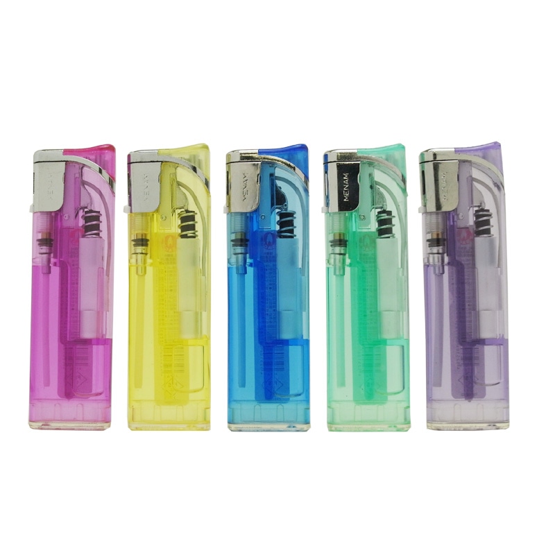 タイメリー MENAM Ⅲ 透明 スライド式ライター 50本セット(50p×1)｜卸