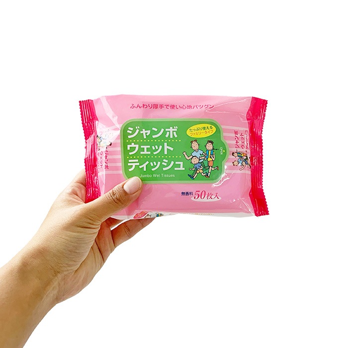 ジャンボウェットティッシュ 50枚入 100個セット (N001)【ノン