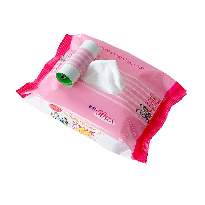 ジャンボウェットティッシュ 50枚入 100個セット (N001)【ノン