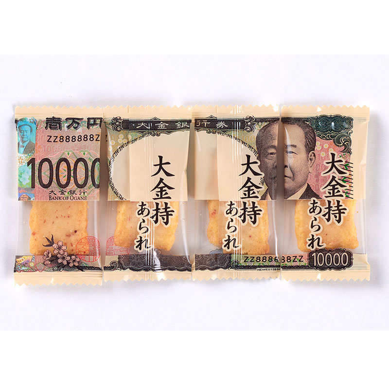 丸金 大金持あられ３００ｇ   ×8 【全国送料無料】(沖縄・離島は別途) 大金持ちあられ300g 8袋(1c/s) ｜卸スタジアム