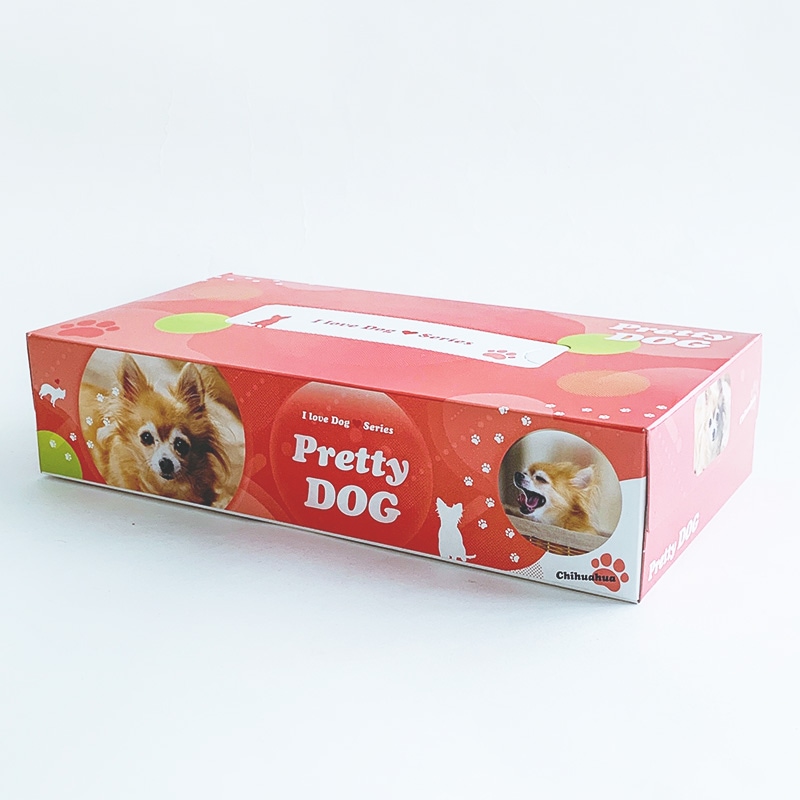 BOXティッシュ プリティドッグ 3P×24パック×3c/s（216個セット）｜卸
