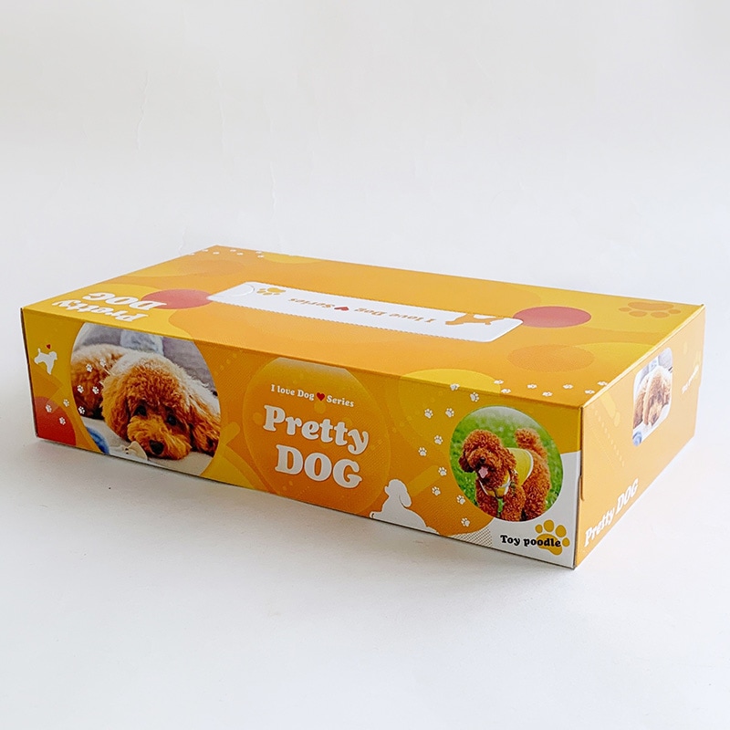 BOXティッシュ プリティドッグ 3P×24パック×3c/s（216個セット）｜卸