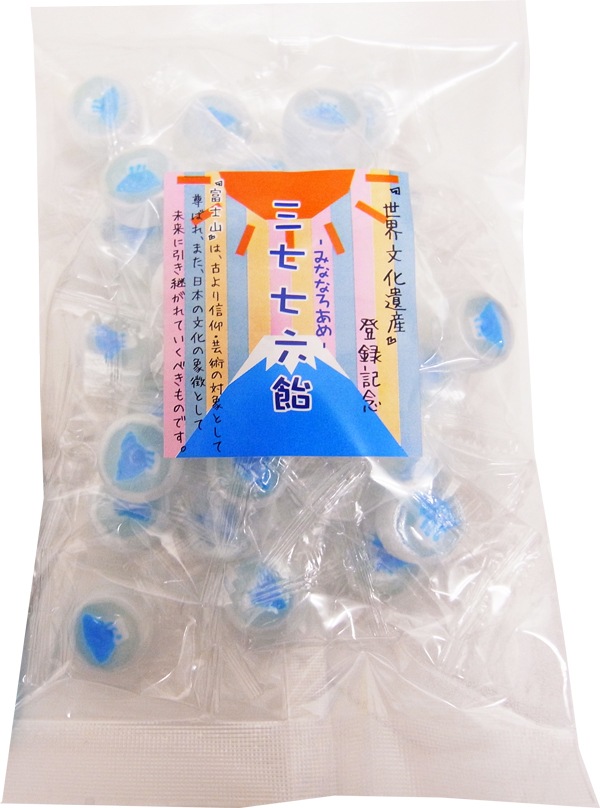 三七七六飴（サイダー）富士山キャンディー・20袋（1c/s) プチギフト