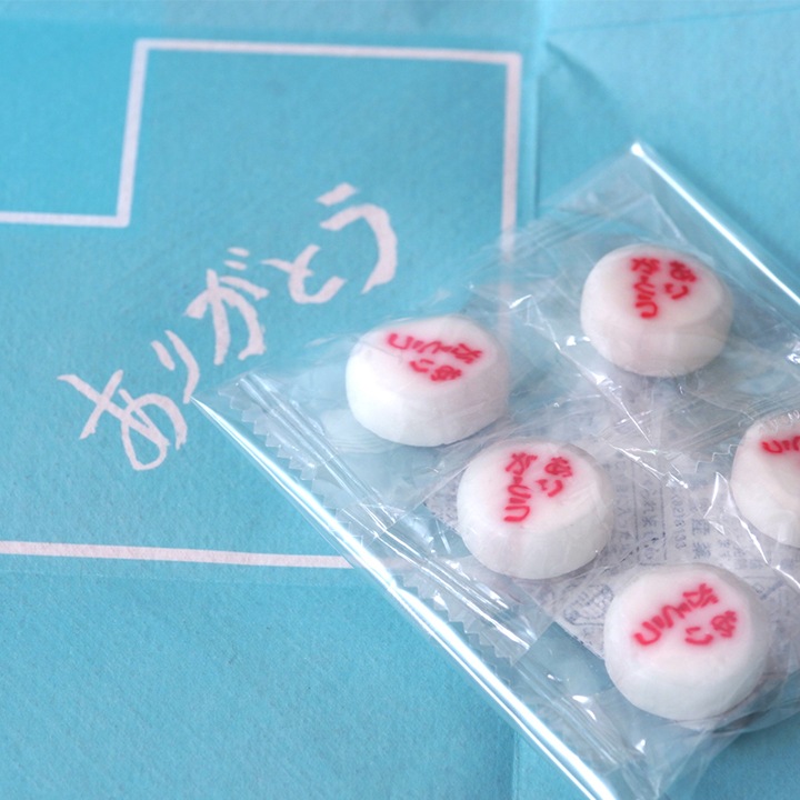 伝言飴 ありがとう飴 5粒入 60袋セット 10 6c S 卸スタジアム