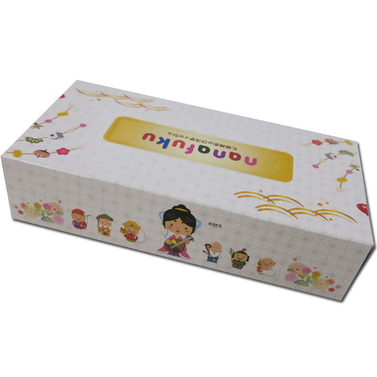 七福神BOXティッシュ 100W 7P 70個セット（1c/s) おもしろ景品・販促