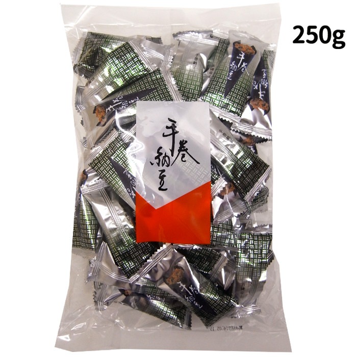 手巻納豆 250g 8袋セット(1c/s) 個包装 納豆お菓子｜卸スタジアム