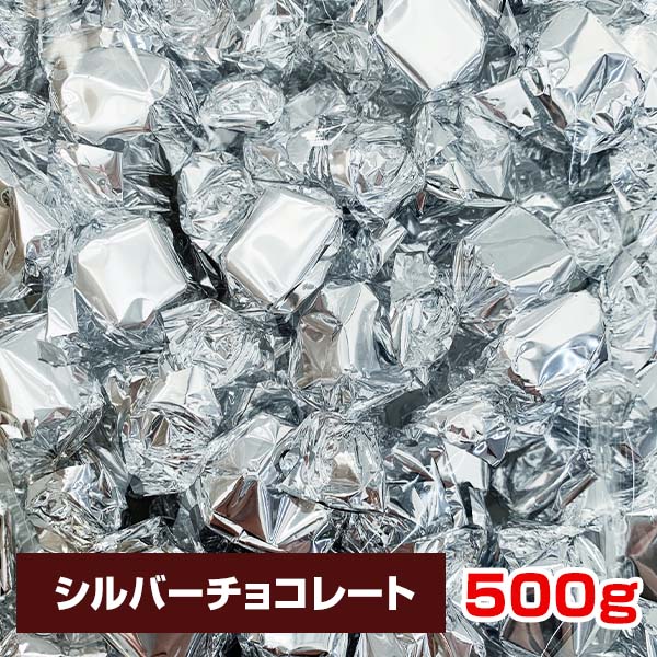 シルバーチョコ 500g (約87個) 袋売り｜卸スタジアム