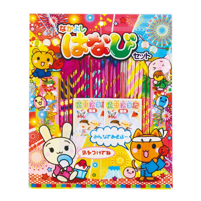 花火 なかよしはなび 大 6種30本入り 100個セット(1c/s)(5631-75)｜卸