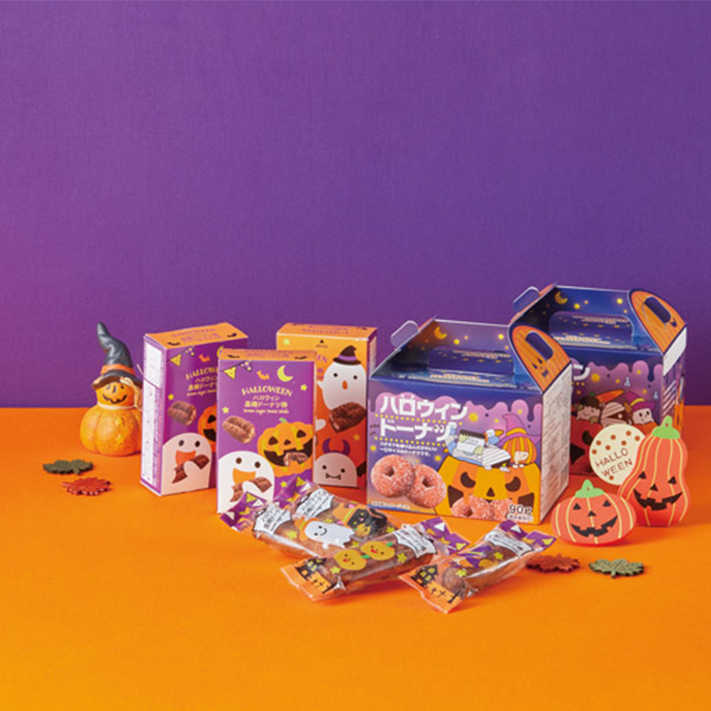 ハロウィンドーナツ90g 120個セット(1c/s)(28783)｜卸スタジアム