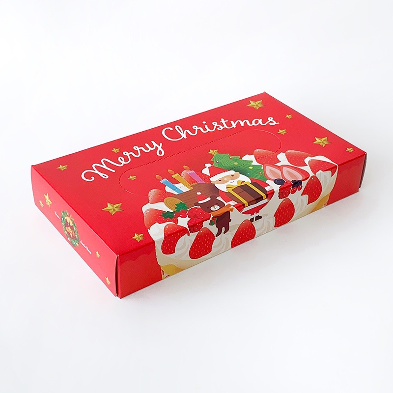 サンタクロース BOXティッシュ 40W 100個セット(1c/s) クリスマス販促