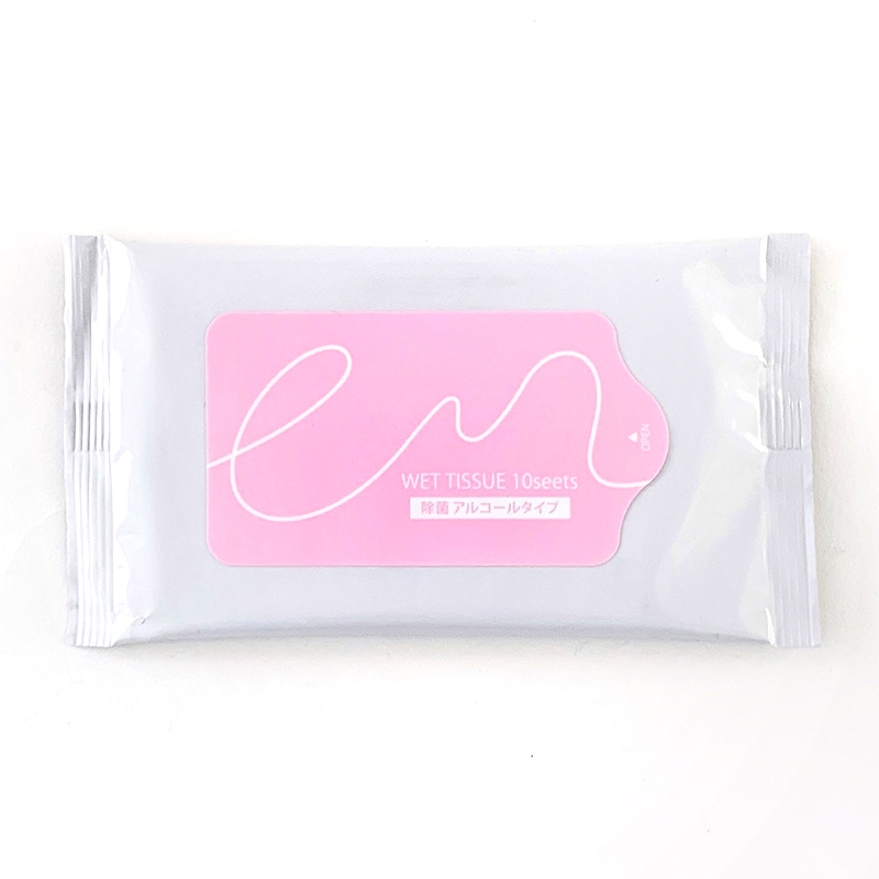 即納】ふんわかウェットティッシュ 10枚入 除菌 アルコールタイプ