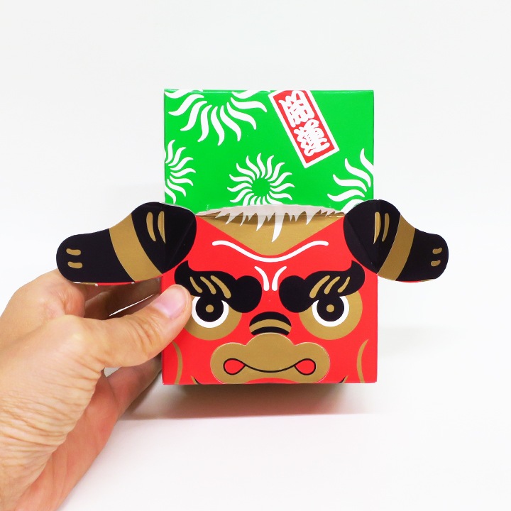 獅子頭ボックスティッシュ40W 100個(1c/s)(3022)｜卸スタジアム