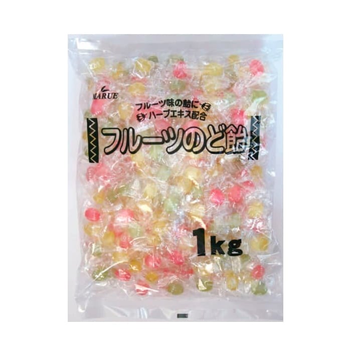 メーカー終売】フルーツのど飴 1kg×8袋セット｜卸スタジアム