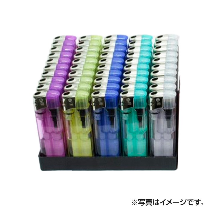 激安 特売荷重式（プッシュ式）電子ライター第二弾 500本セット（50P
