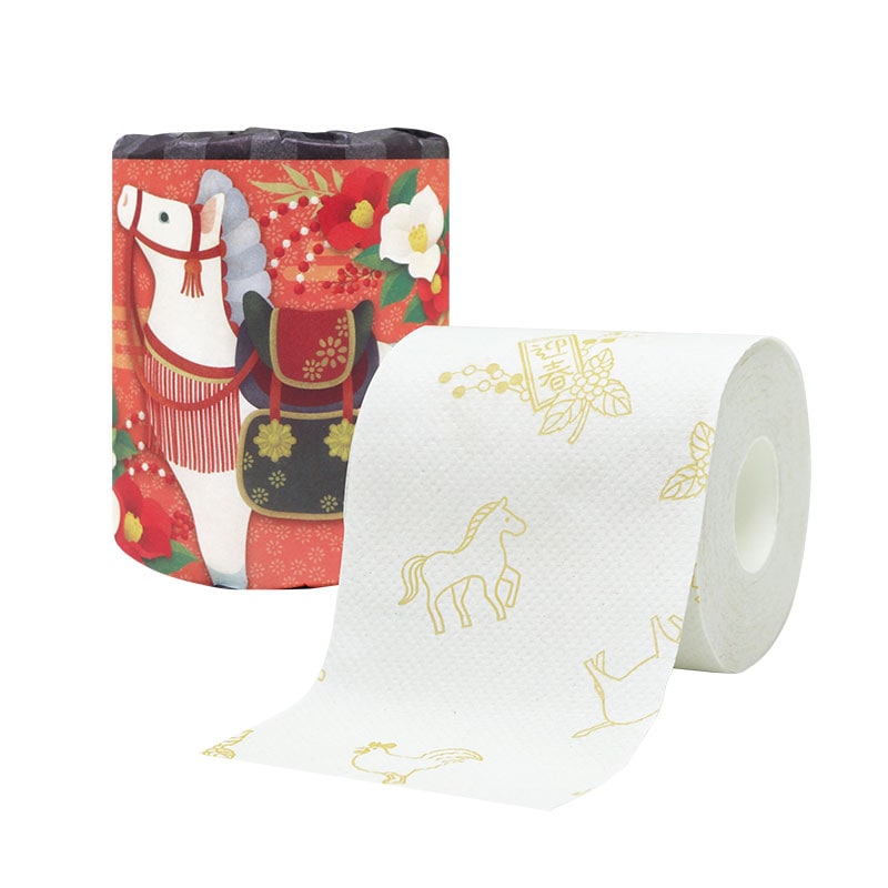 2026 干支 トイレットロール 1R27.5mW 100個セット(1c/s) 午年