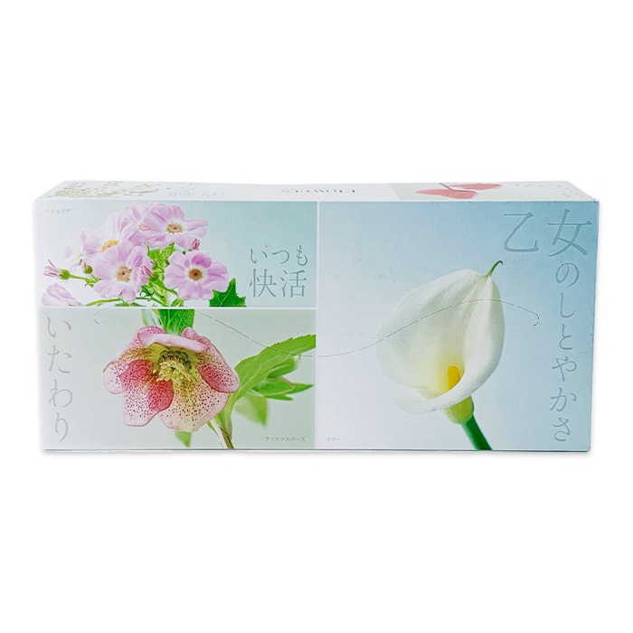 メーカー終売】Flowers 秋冬 BOXティッシュ120W 180個セット(3c/s)｜卸