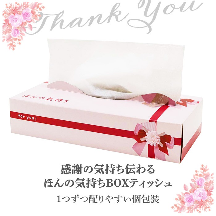 ほんの気持ち BOXティッシュ 120W 120個セット(2c/s) 【20120143